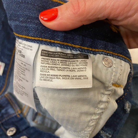 Levi Strauss White Oak Cone Denim Shorts Size 28 - Picture 4 of 10